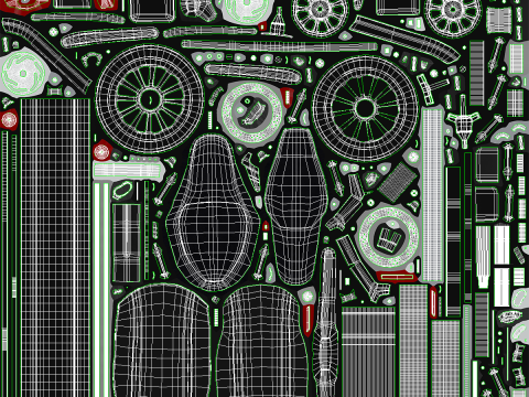 Harley-Davidson Dyna SOA Style 3D Model