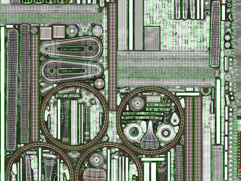 Bicicleta urbana masculina holandesa envelhecida PBR texturizada Modelo 3D