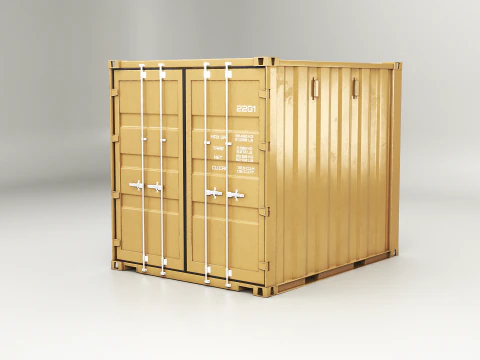 複合輸送用コンテナ（長さ 10 フィート） 3Dモデル