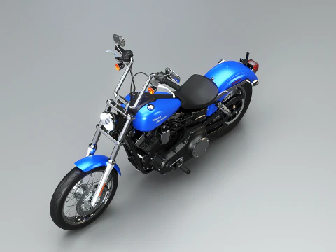 Harley-Davidson FXDBI Dyna Street Bob 2006 3D Model