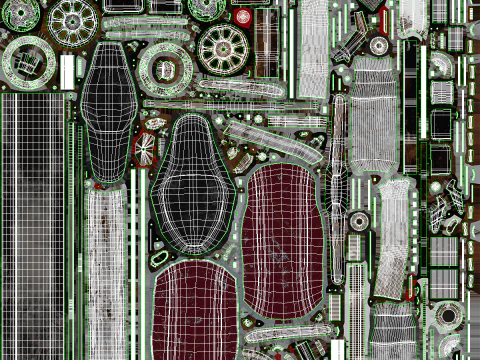 Harley-Davidson FXDC I Dyna Super Glide Custom envelhecida e enferrujada Modelo 3D