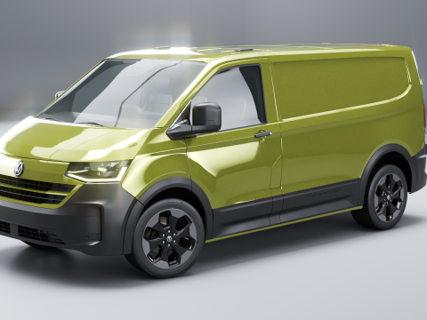 Volkswagen Transporter T7 PanAmericana 2025-2026 PBR 3 LOD Model 3D