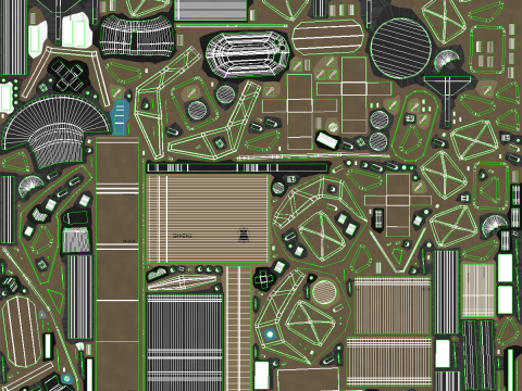 Camioncino anti-drone Sand Camo Modello 3D