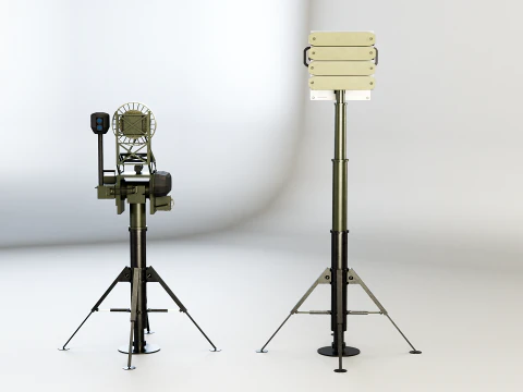 Антидронова система 3D Модель