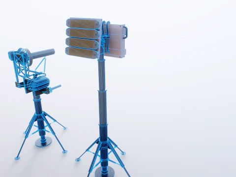 Антидронова система 3D Модель