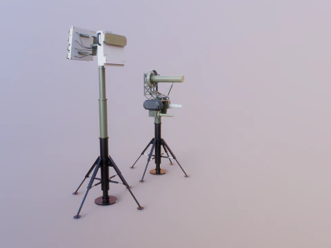 Антидронова система 3D Модель