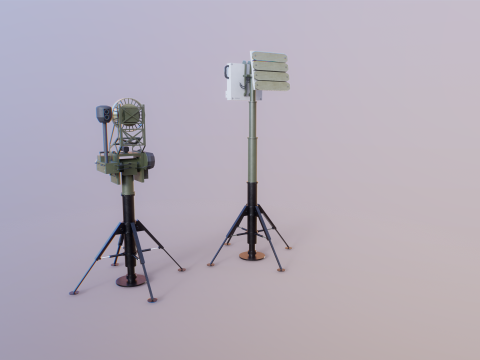 Sistema antidrones Modelo 3D