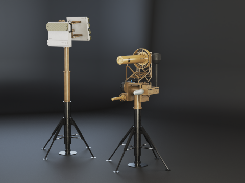 Anti Drone System Sand Camo 3D Model