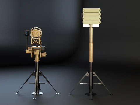 Anti Drone System Sand Camo 3D Model