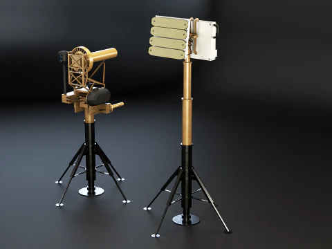 Anti Drone System Sand Camo 3D Model