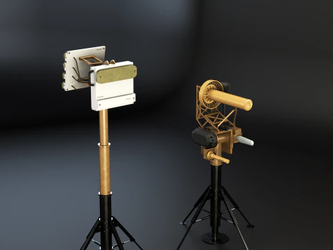 Anti Drone System Sand Camo 3D Model