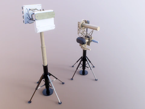 Anti Drone System Sand Camo 3D Model