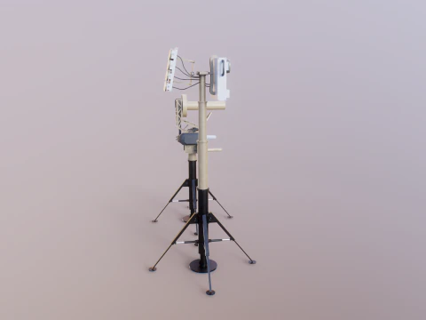 Anti Drone System Sand Camo 3D Model