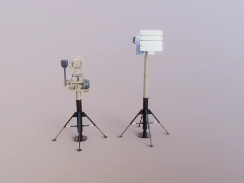 Anti Drone System Sand Camo 3D Model