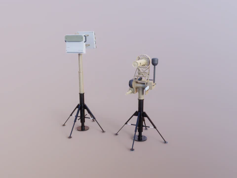 Anti Drone System Sand Camo 3D Model