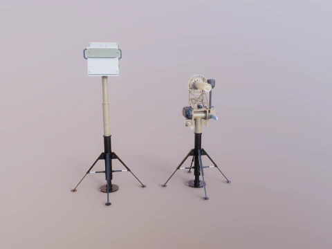 Anti Drone System Sand Camo 3D Model