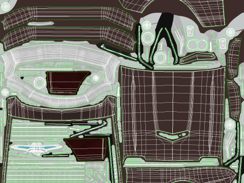 Hardtop Konvertibel Thunderbird 1961 Model 3D