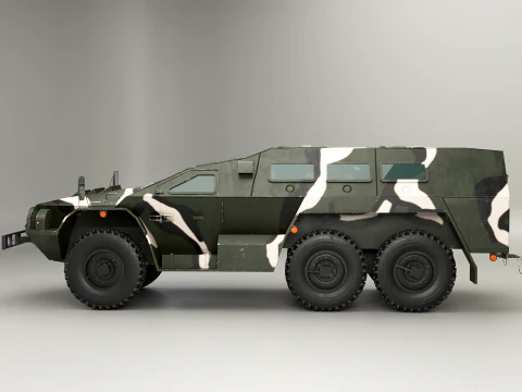 SBA-60-K2 Bulat Camo 3D Model