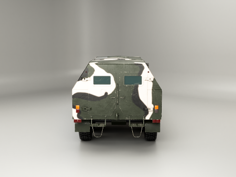 SBA-60-K2 Bulat Camo 3D Model