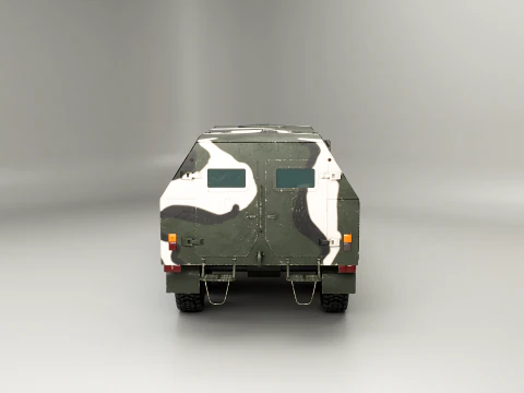 SBA-60-K2 Bulat Camo 3D Model