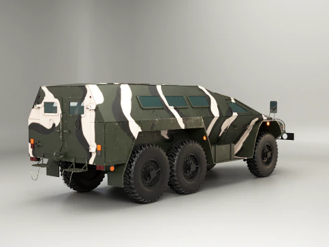 SBA-60-K2 Bulat Camo 3D Model