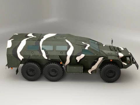 SBA-60-K2 Bulat Camo 3D Model