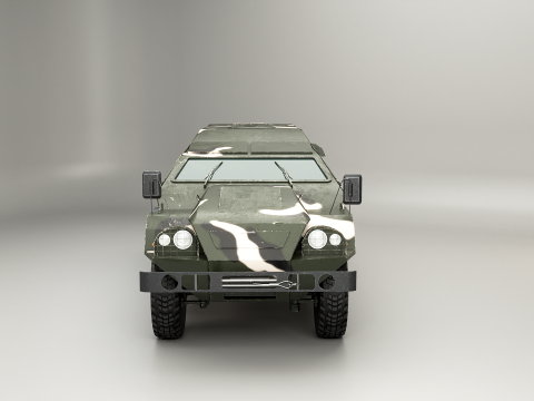 SBA-60-K2 Bulat Camo 3D Model