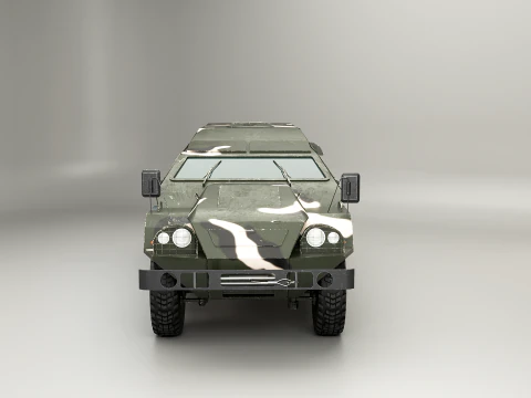SBA-60-K2 Bulat Camo 3D Model