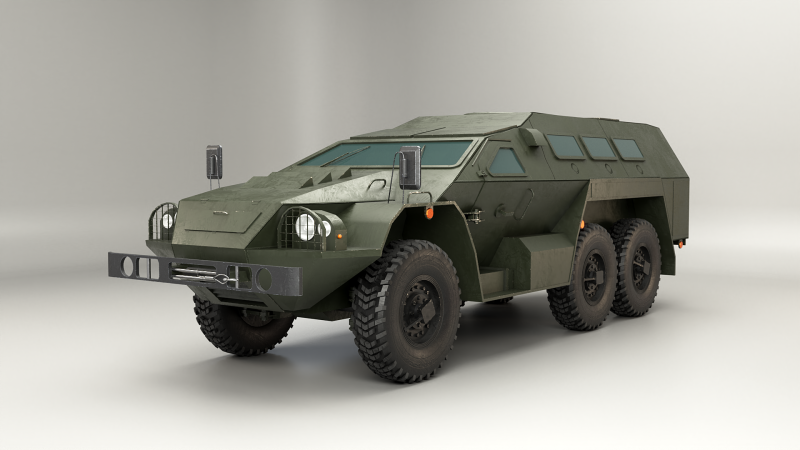 SBA-60-K2 Bulat Modelo 3D .c4d .max .obj .3ds .fbx .stl .blend 