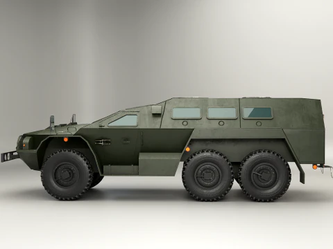 SBA-60-K2 Bulat 3D Model