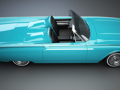 Thunderbird 1961 Roadster Modelo 3D