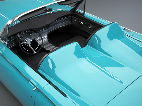 Thunderbird 1961 Roadster Modelo 3D