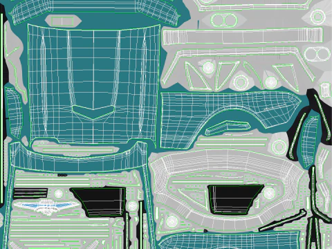 Thunderbird 1961 Roadster Modello 3D