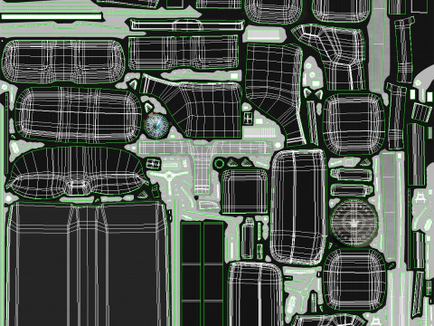 Thunderbird 1961 Roadster Modello 3D