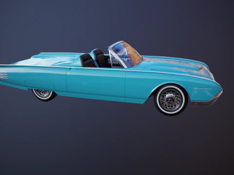 Thunderbird 1961 Roadster Modello 3D