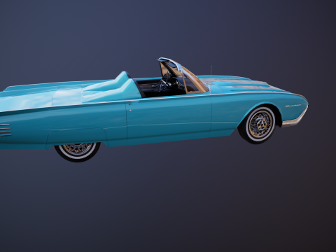 Thunderbird 1961 Roadster Modelo 3D