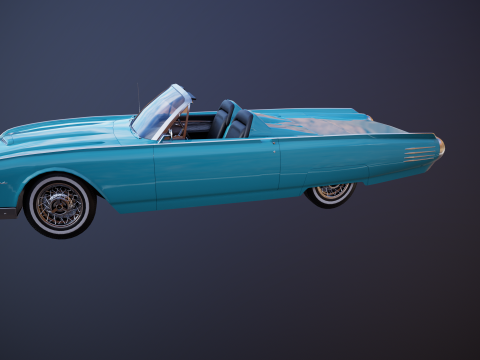 Thunderbird 1961 Roadster Modelo 3D