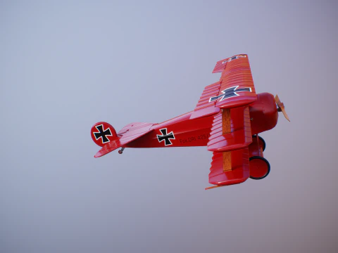 Fokker DR1 Red Baron 3D Model