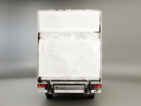 Jenerik Arka Kaldırma Kutusu Van Kullanılmış 3D Model