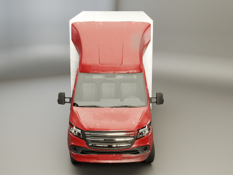 Jenerik Arka Kaldırma Kutusu Van Kullanılmış 3D Model