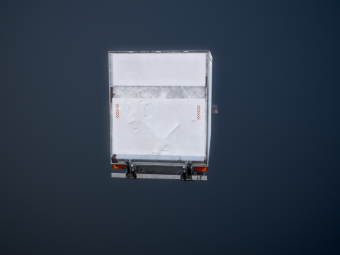 Jenerik Arka Kaldırma Kutusu Van Kullanılmış 3D Model