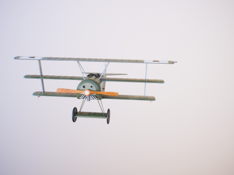 Fokker DR1 3D Model