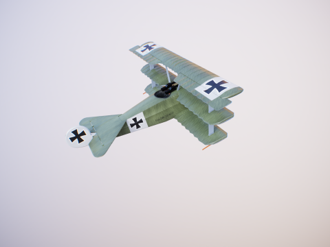 Fokker DR1 3D Model