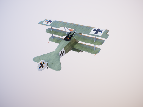Fokker DR1 3D Model