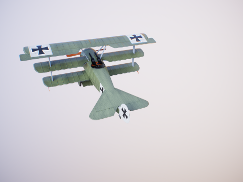 Fokker DR1 3D Model
