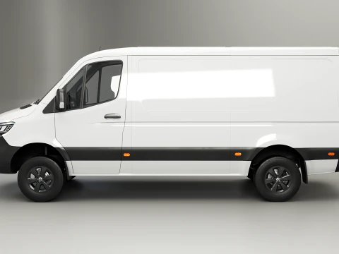 Mercedes Sprinter 4x4 teto baixo UE Modelo 3D