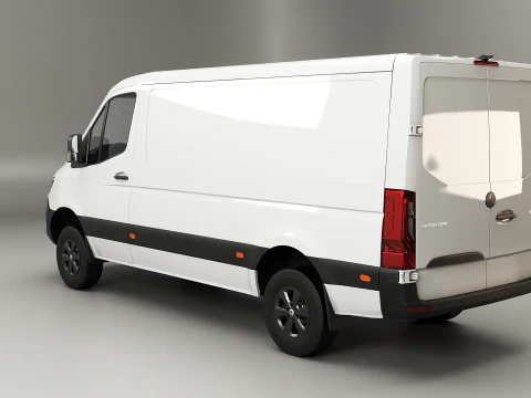 Mercedes Sprinter 4x4 teto baixo UE Modelo 3D