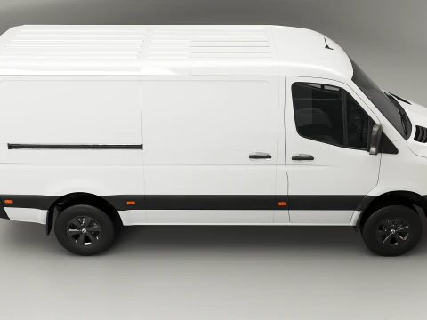 Mercedes Sprinter 4x4 teto baixo UE Modelo 3D