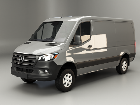 Mercedes Sprinter 4x4 낮은 지붕 미국 3D 모델
