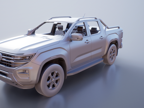 VW Amarok Pan Americana senza texture Modello 3D